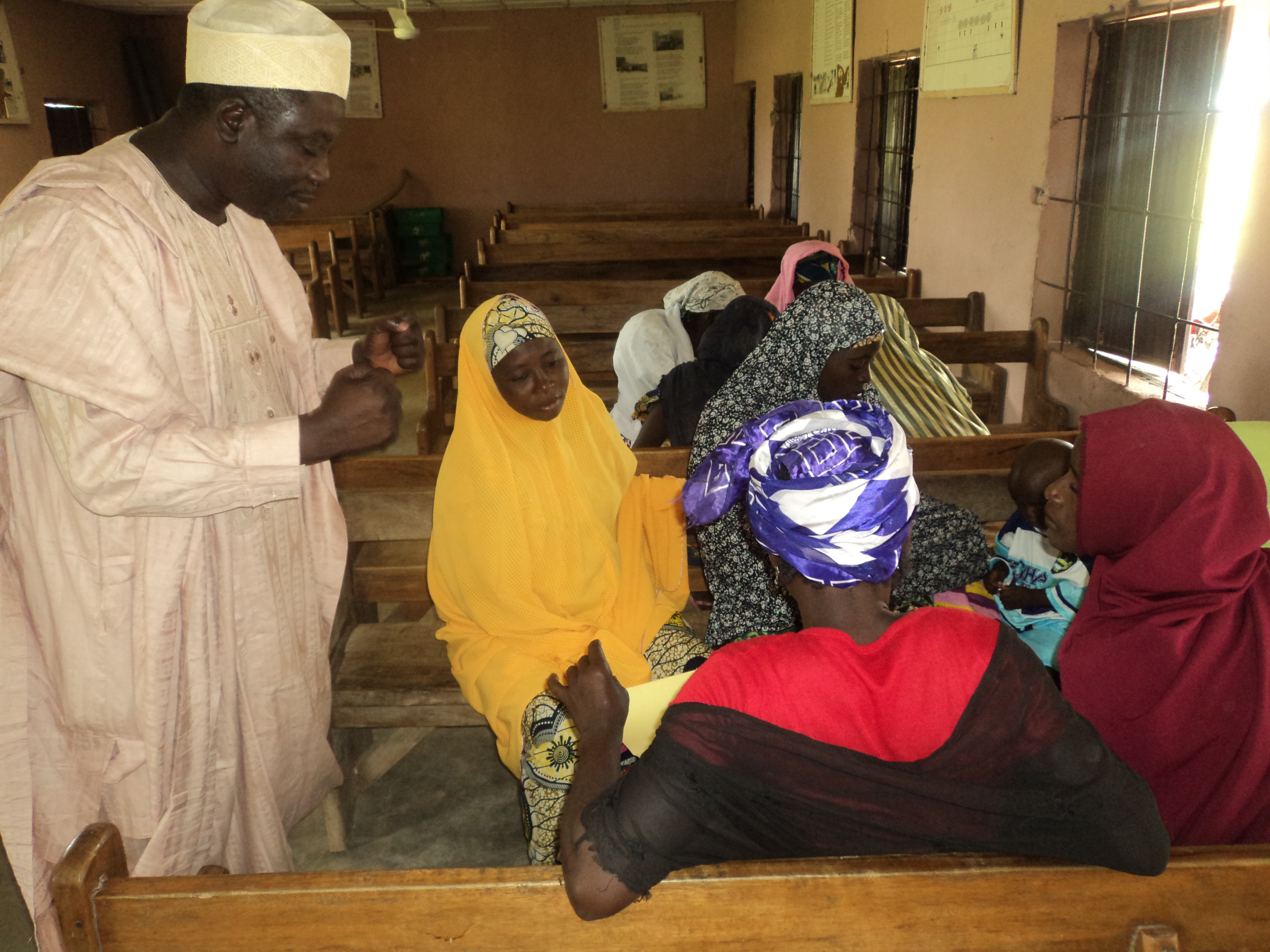 ICEADA Chairman at a training for SBMC members PAMPAIDA, Kaduna State